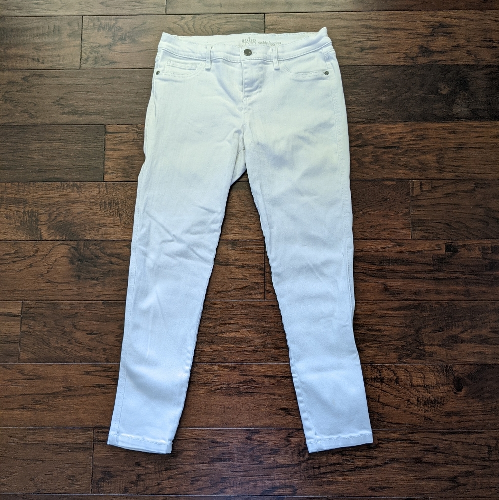 NY&Co Soho Jeans White Ankle Leggings